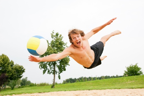 Diving in volleyball