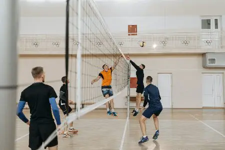 touching the net
