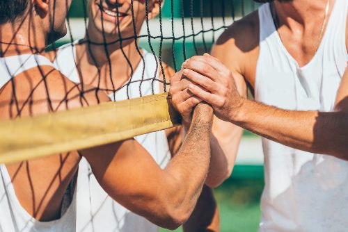 strong arms for volleyball