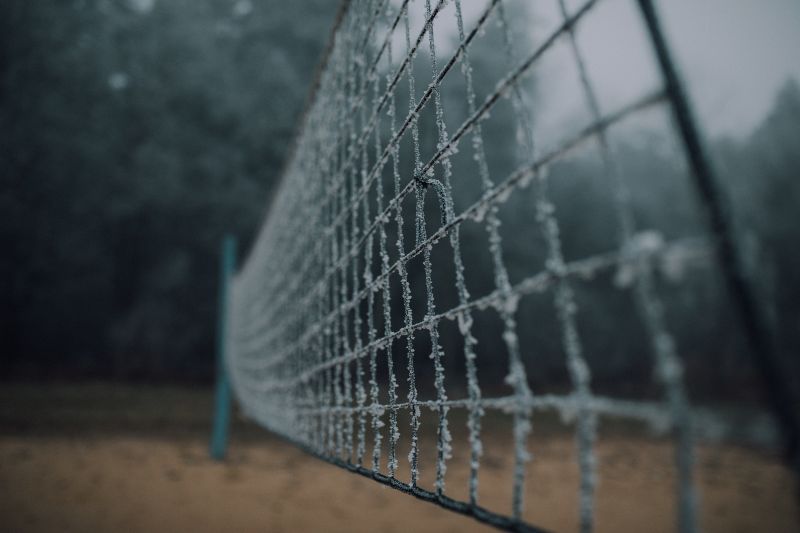 can you play beach volleyball in the rain