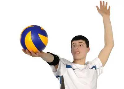how to practice serving a volleyball without a net
