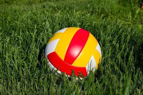 volleyball grass