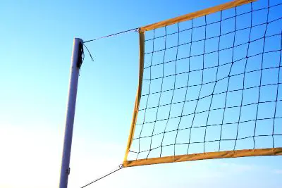 how to install a volleyball net outside