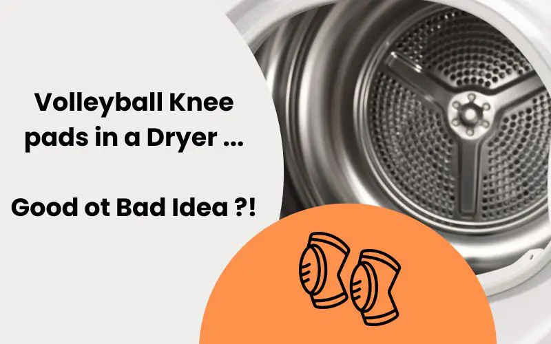 Volleyball Knee pads in a Dryer